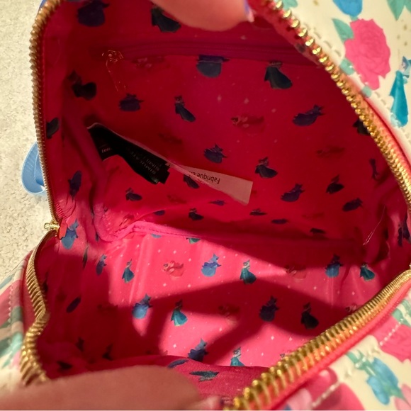 Disney Sleeping Beauty Loungefly Fairy Godmothers Mini Backpack - Picture 7 of 9